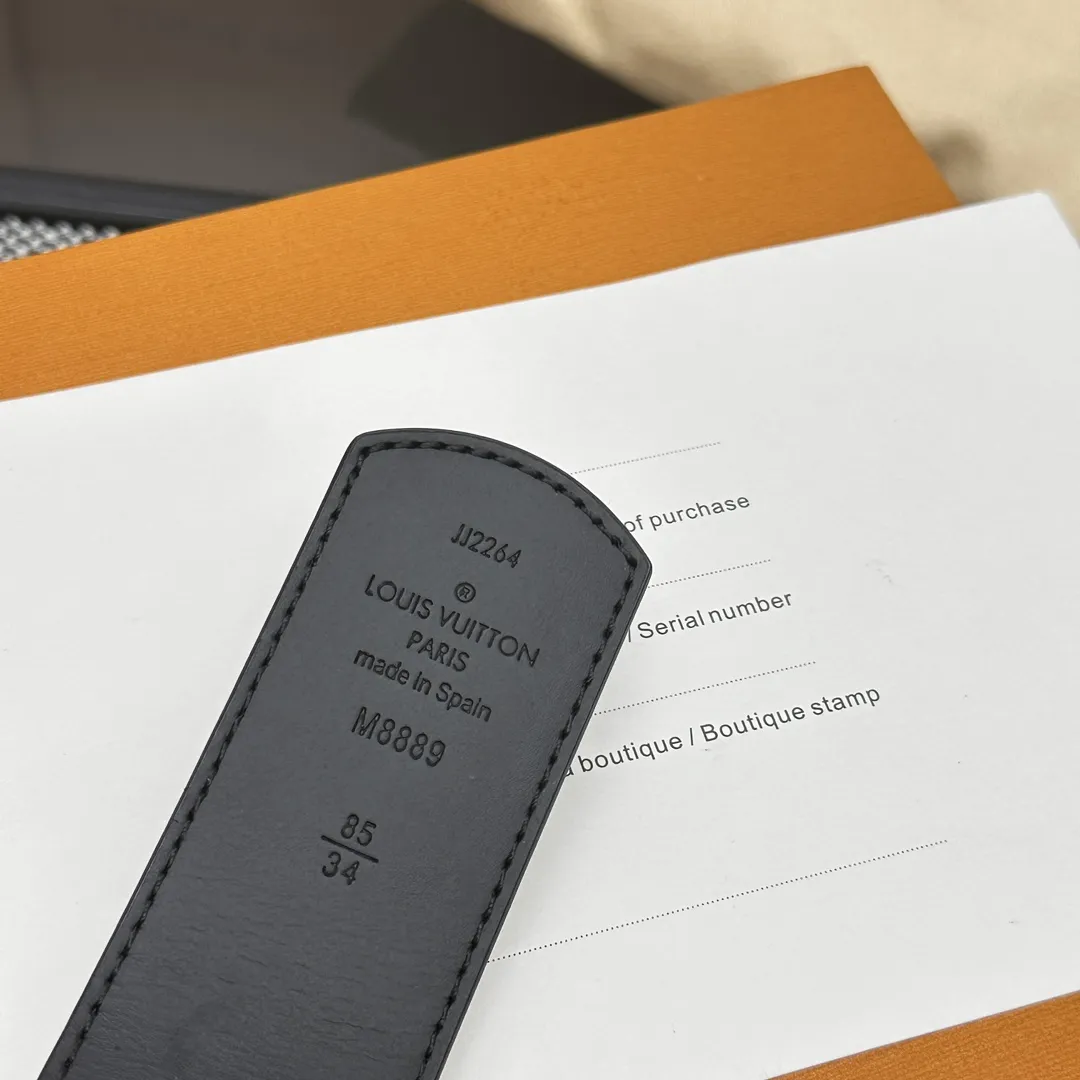 LOUIS VUITTON 新作 ダークブルー ダブルフェイスベルト - 画像 (10)