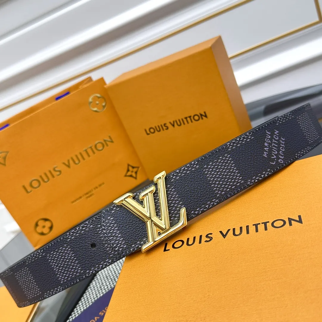 Louis Vuitton 新作 ダークブルー ダブルフェイスベルト - 画像 (5)