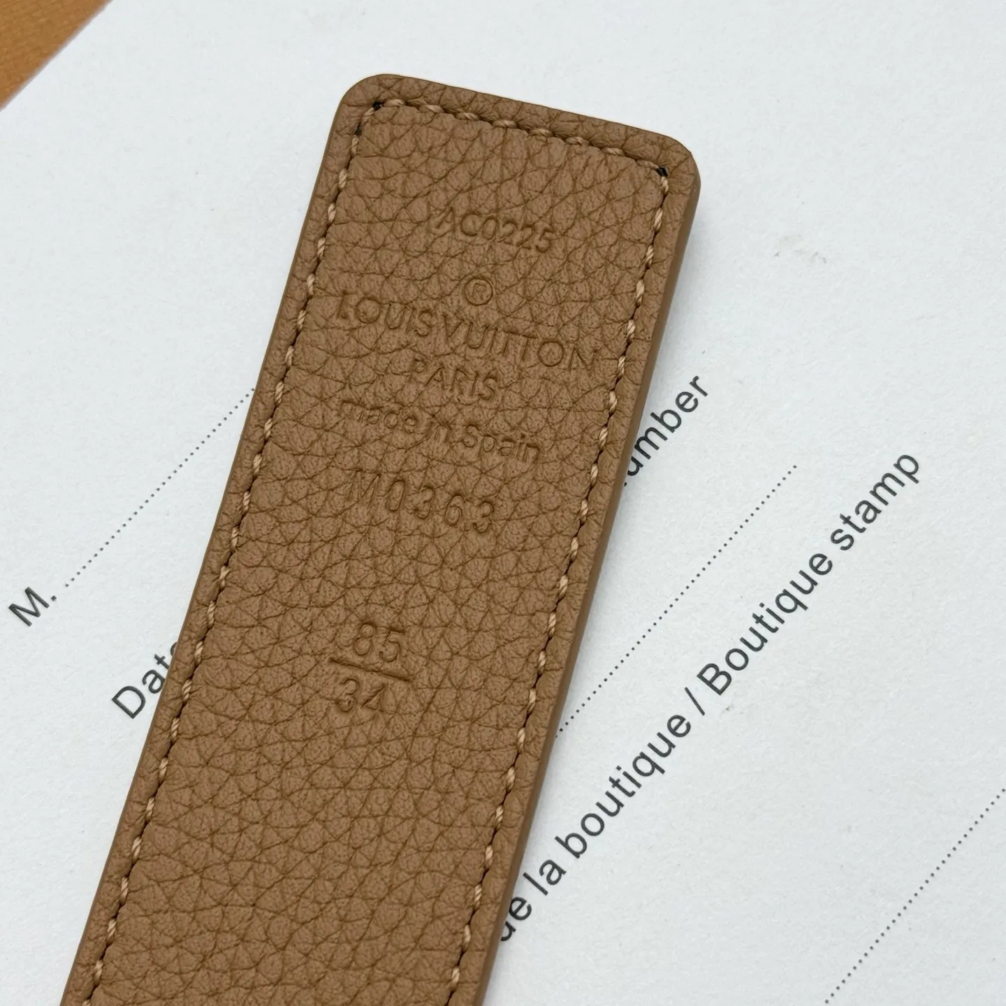 LOUIS VUITTON 新作ブラウンダブルベルト - 画像 (9)