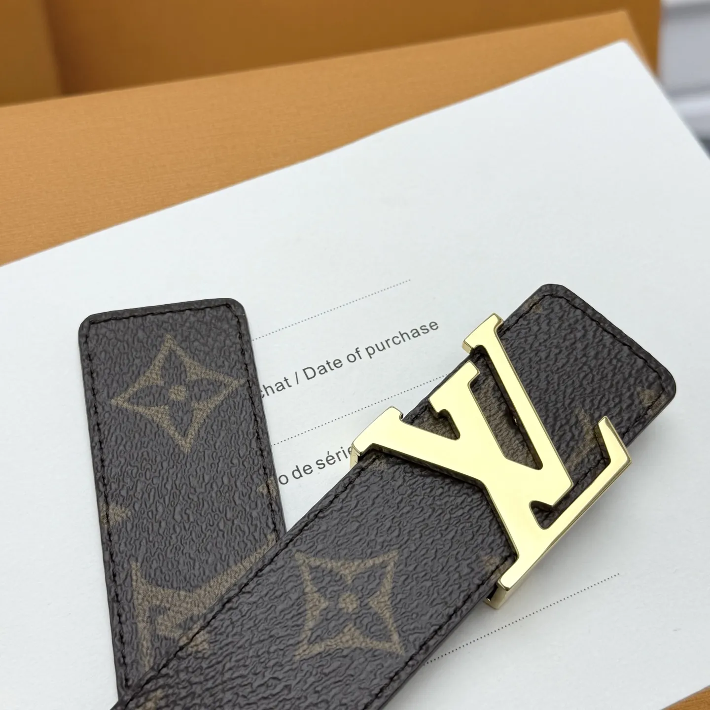 LOUIS VUITTON 新作ブラウンベルト - 画像 (6)