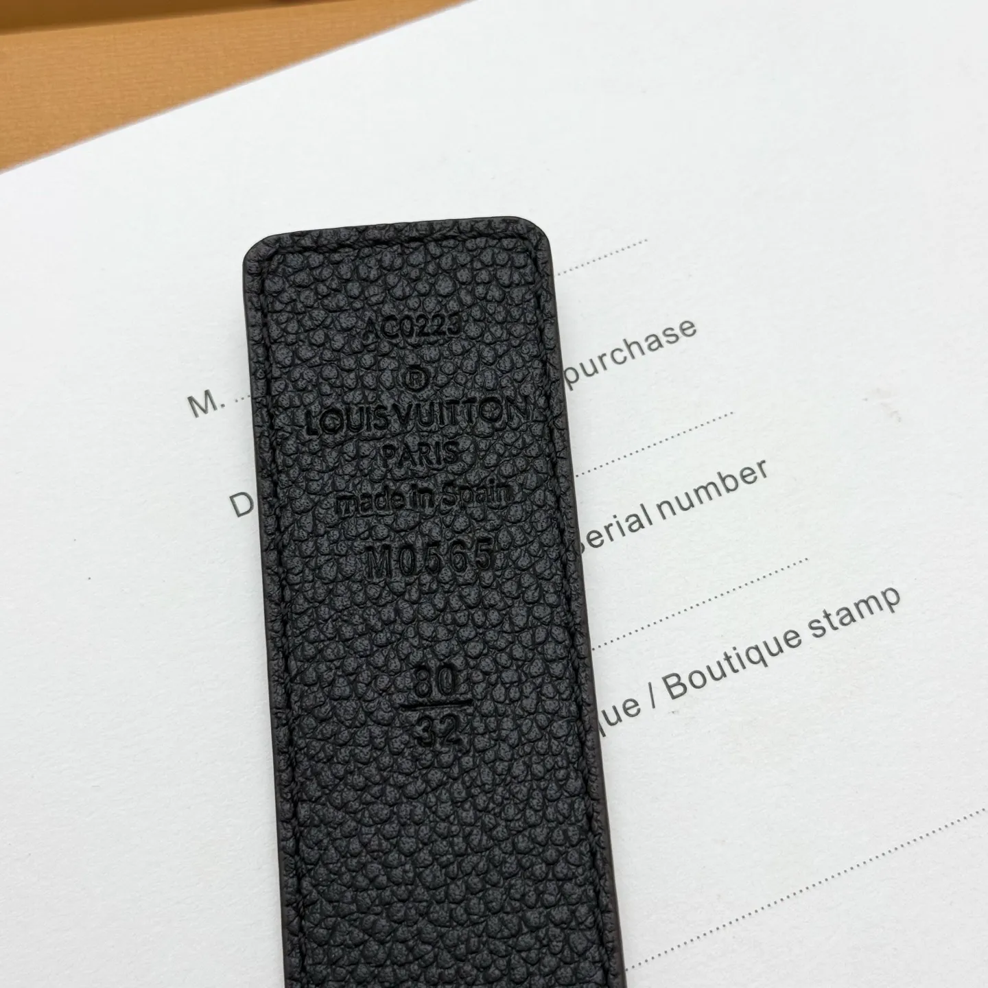 LOUIS VUITTON 新作ブラウンベルト - 画像 (9)