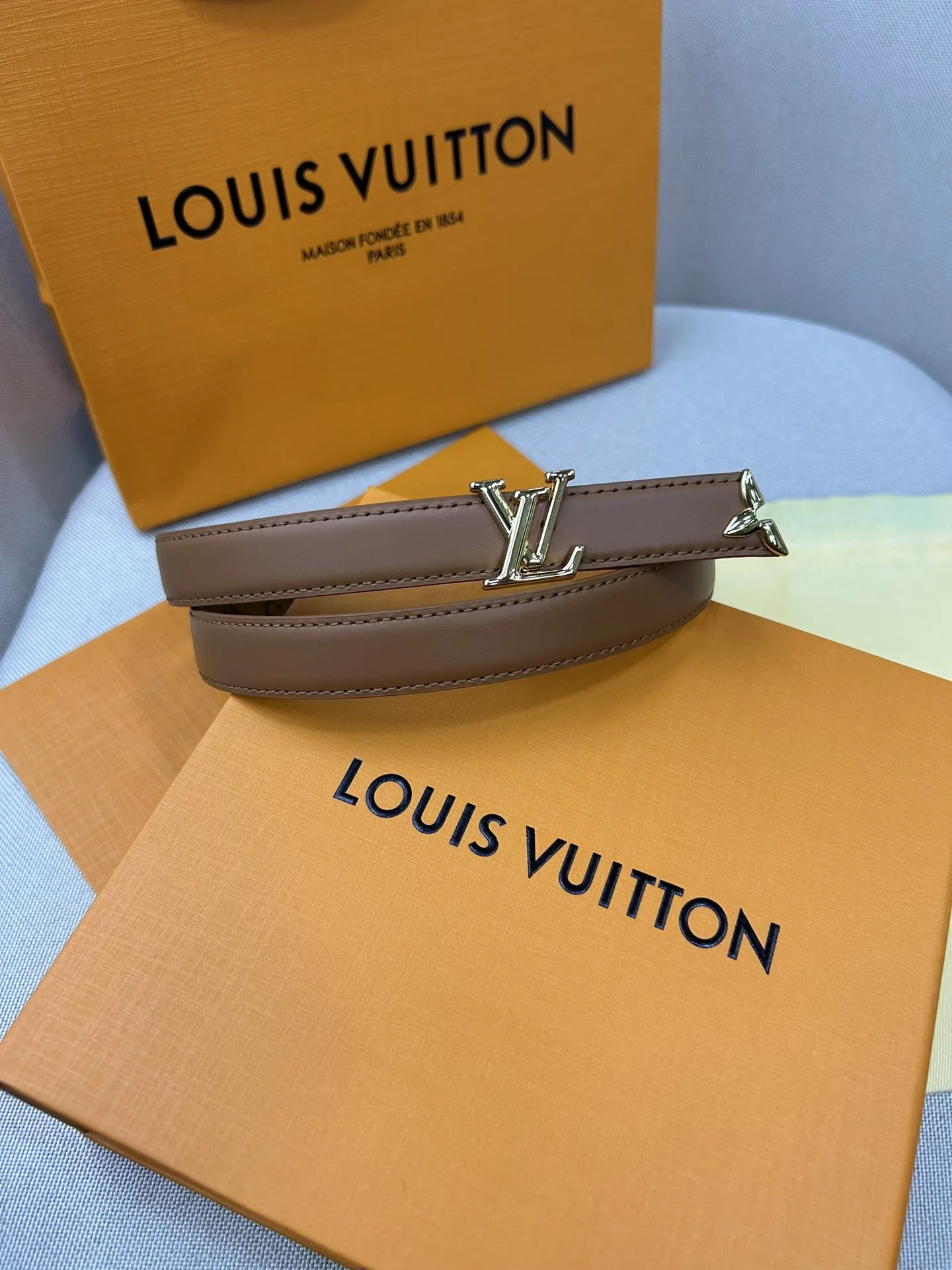 Louis Vuitton ダブルフェイスベルト ブラウン モノグラム - 画像 (5)