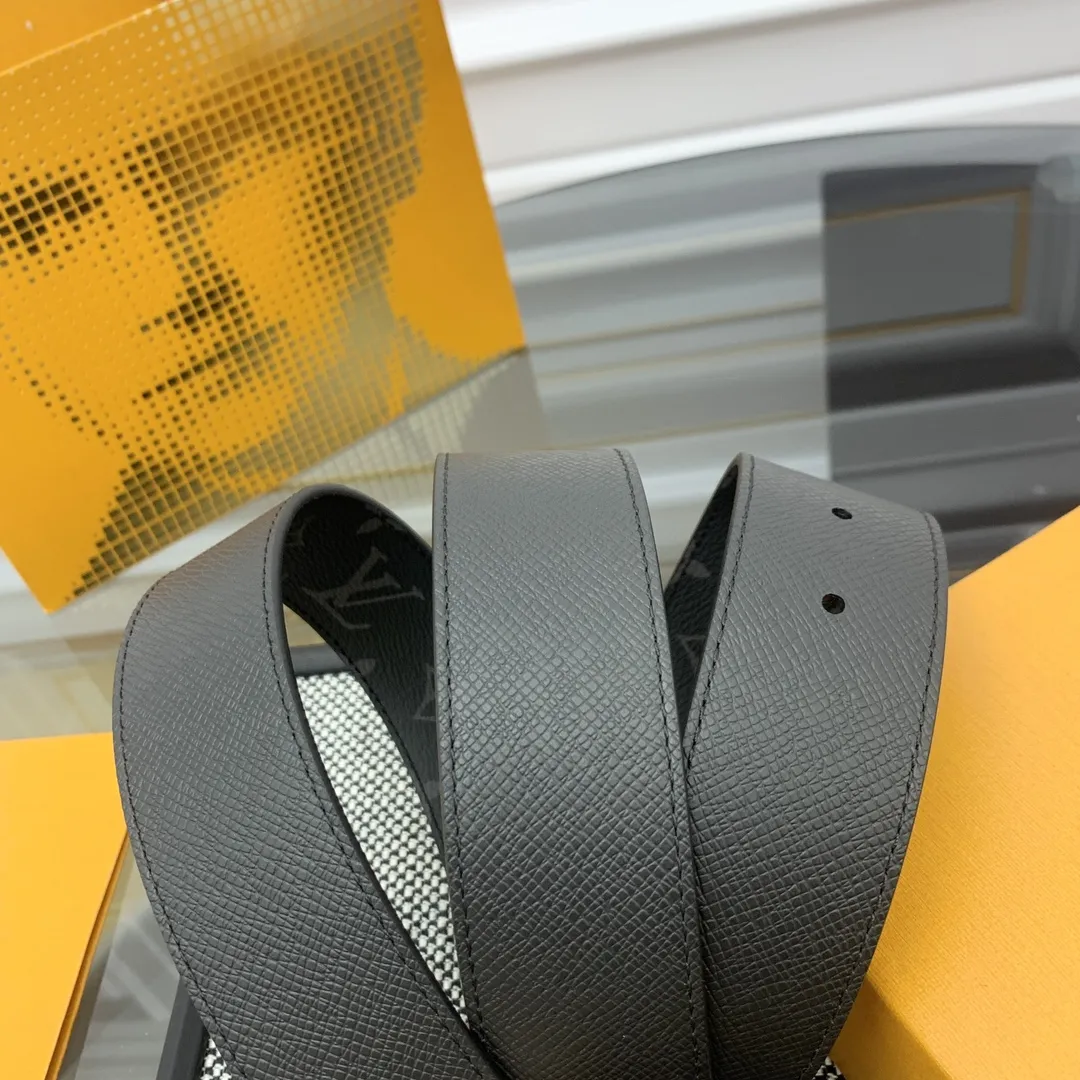 LOUIS VUITTON 新作黒ダブルフェイスベルト - 画像 (6)