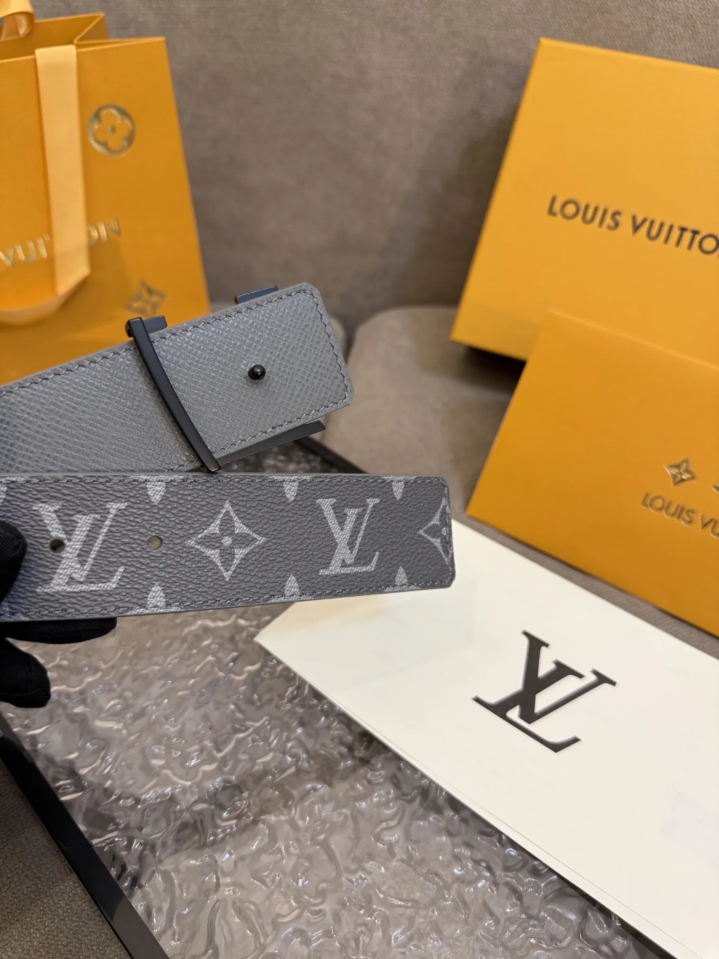 Louis Vuitton 新作グレーベルト帆布レザー - 画像 (6)