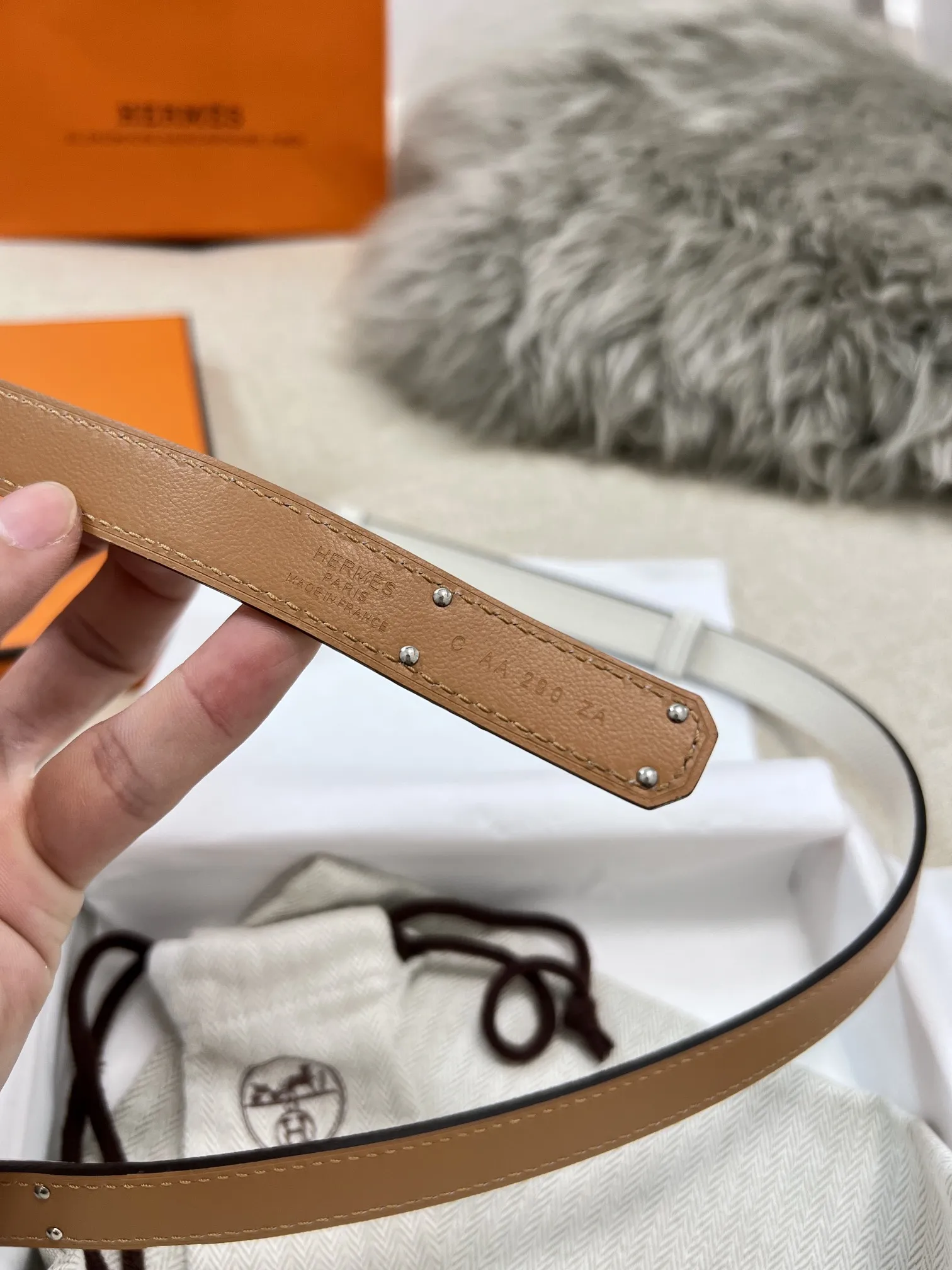 HERMÈS ケリーブレスレット ホワイト クラシックスタイル - 画像 (5)