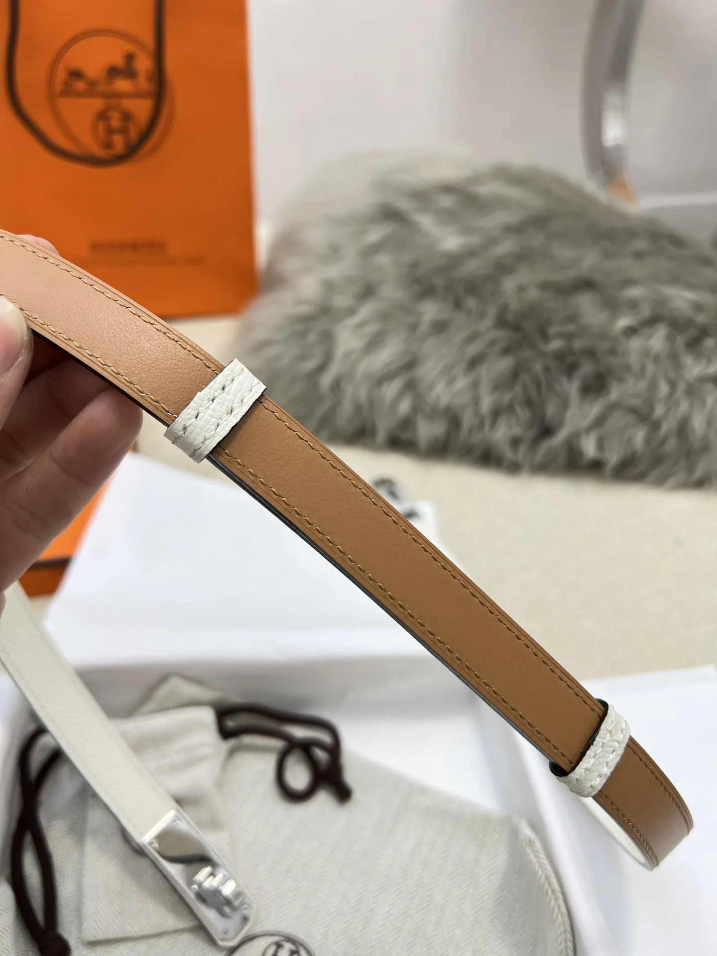 HERMÈS ケリーブレスレット ホワイト クラシックスタイル - 画像 (7)