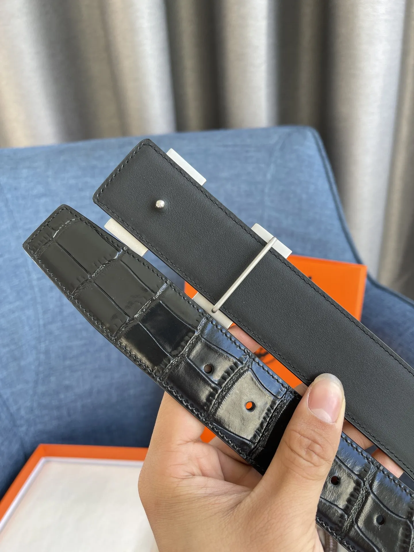 エルメス新作黒クロコダイルベルト - 画像 (7)