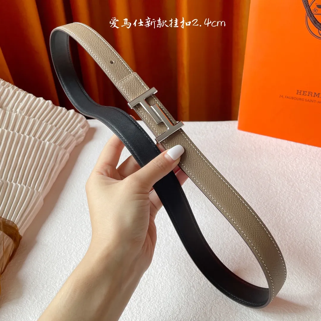 エルメス グレー ダブルフェイスベルト - 画像 (7)