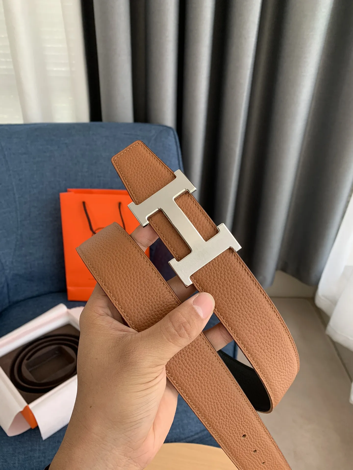 Hermès新作コンステンスベルトバ buckleレザー - 画像 (3)