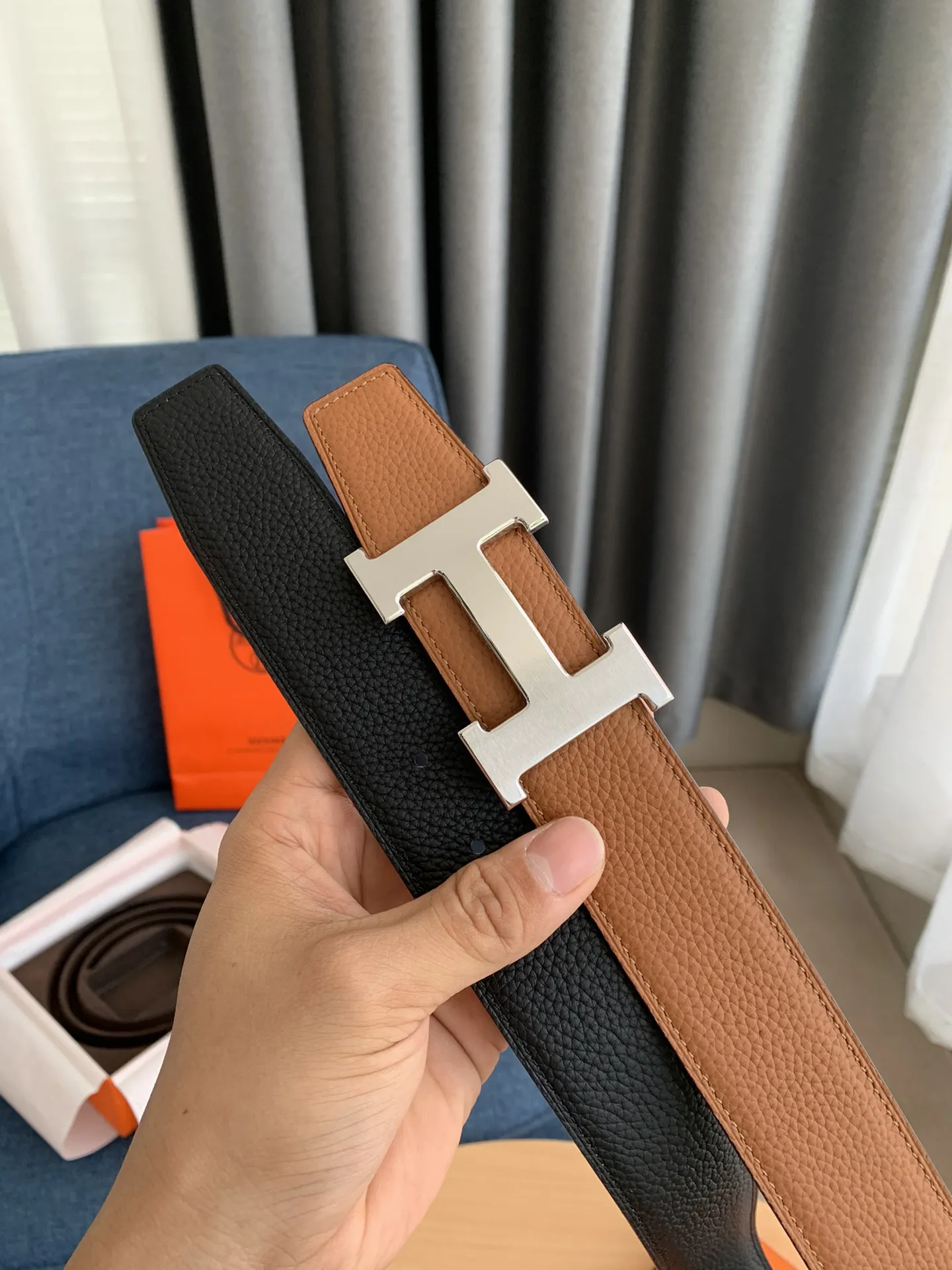 Hermès新作コンステンスベルトバ buckleレザー - 画像 (4)