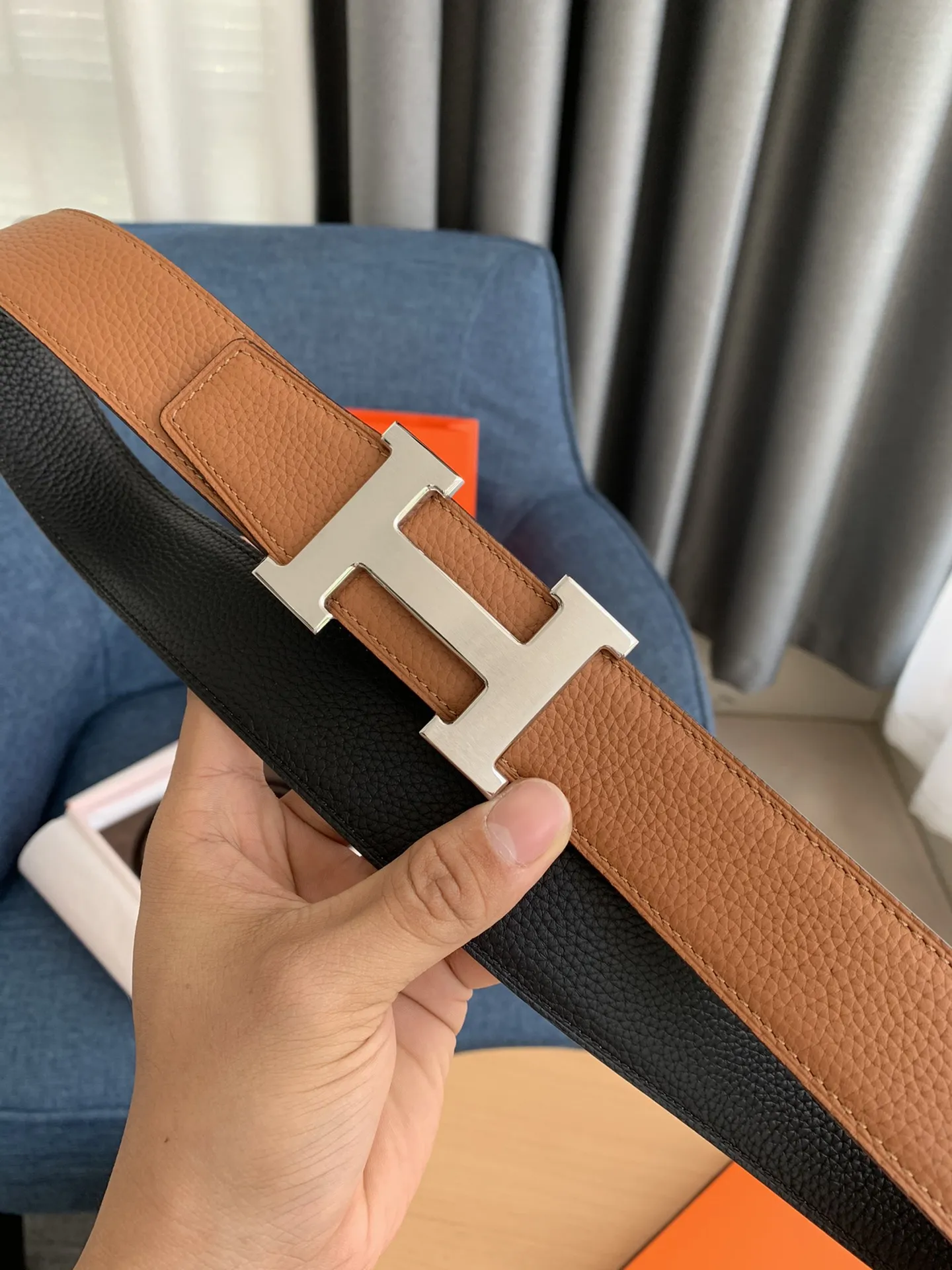 Hermès新作コンステンスベルトバ buckleレザー - 画像 (6)