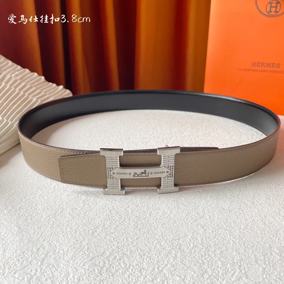 エルメス新作ベージュレザーベルト - 画像 (6)