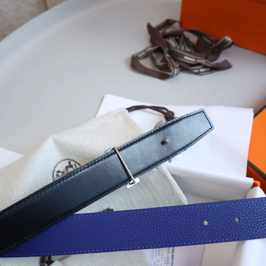 Hermès 新作ブルー革ベルトバックル - 画像 (7)