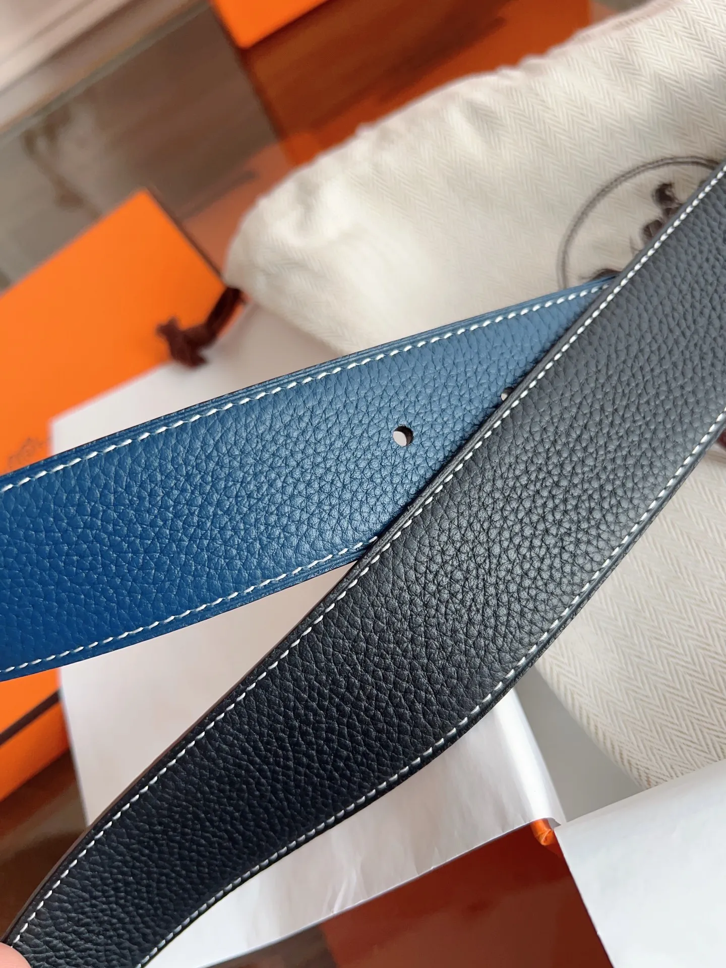 エルメス 新作 ダークブルー ベルト - 画像 (8)