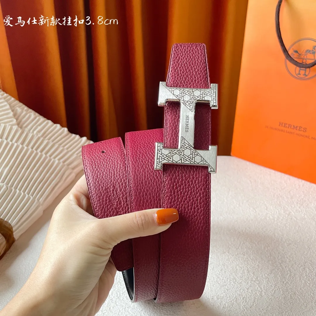 エルメス新作ピンクベルトHバックル - 画像 (4)