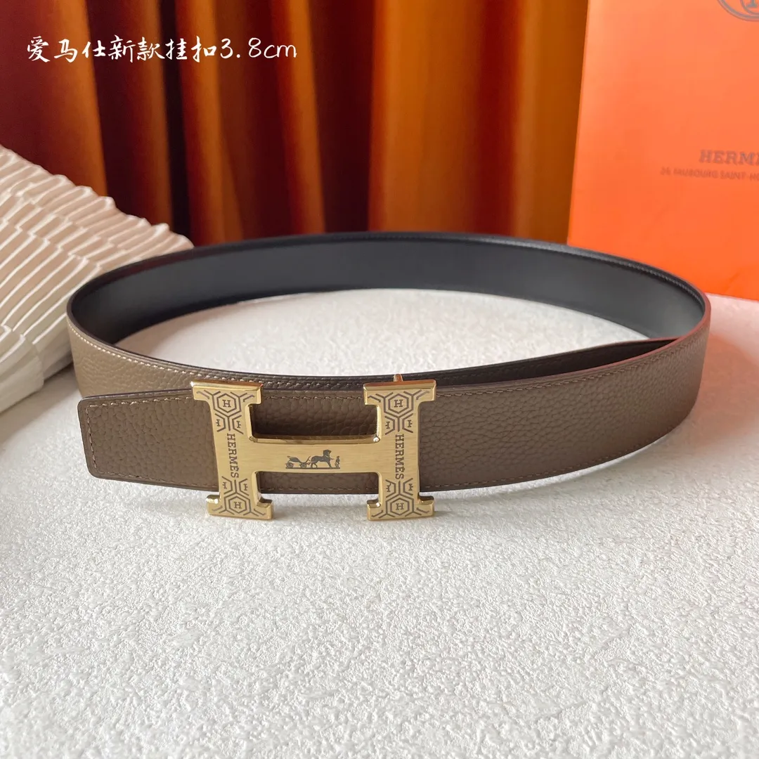 エルメス新作レザーベルトH金具 - 画像 (3)