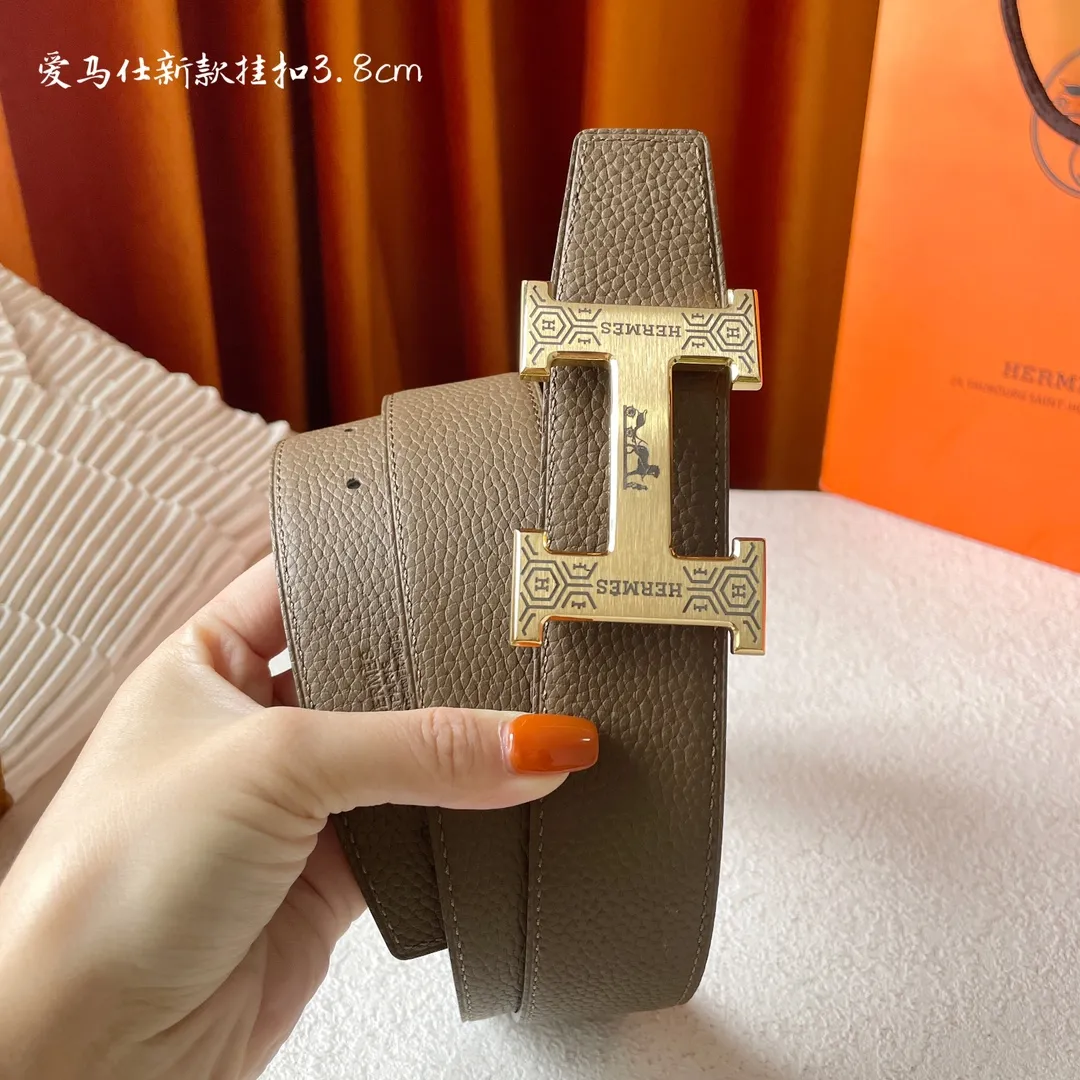 エルメス新作レザーベルトH金具 - 画像 (4)
