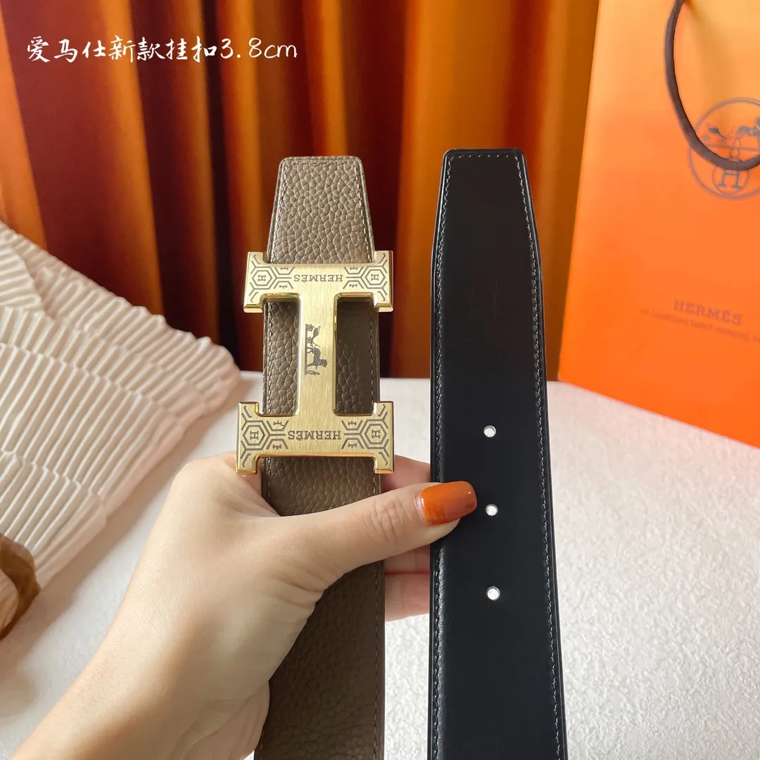 エルメス新作レザーベルトH金具 - 画像 (5)