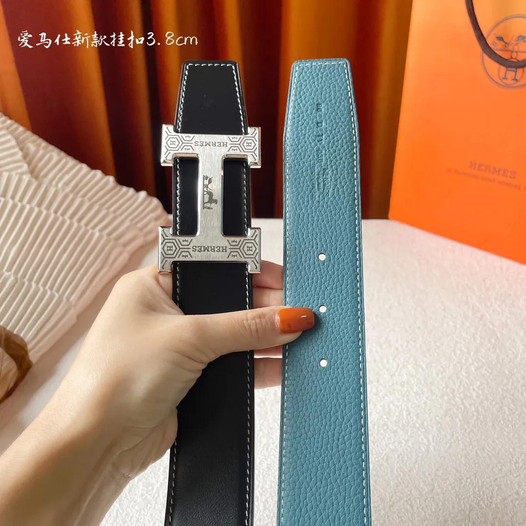 エルメス新作黒レザーベルトHバックル - 画像 (5)