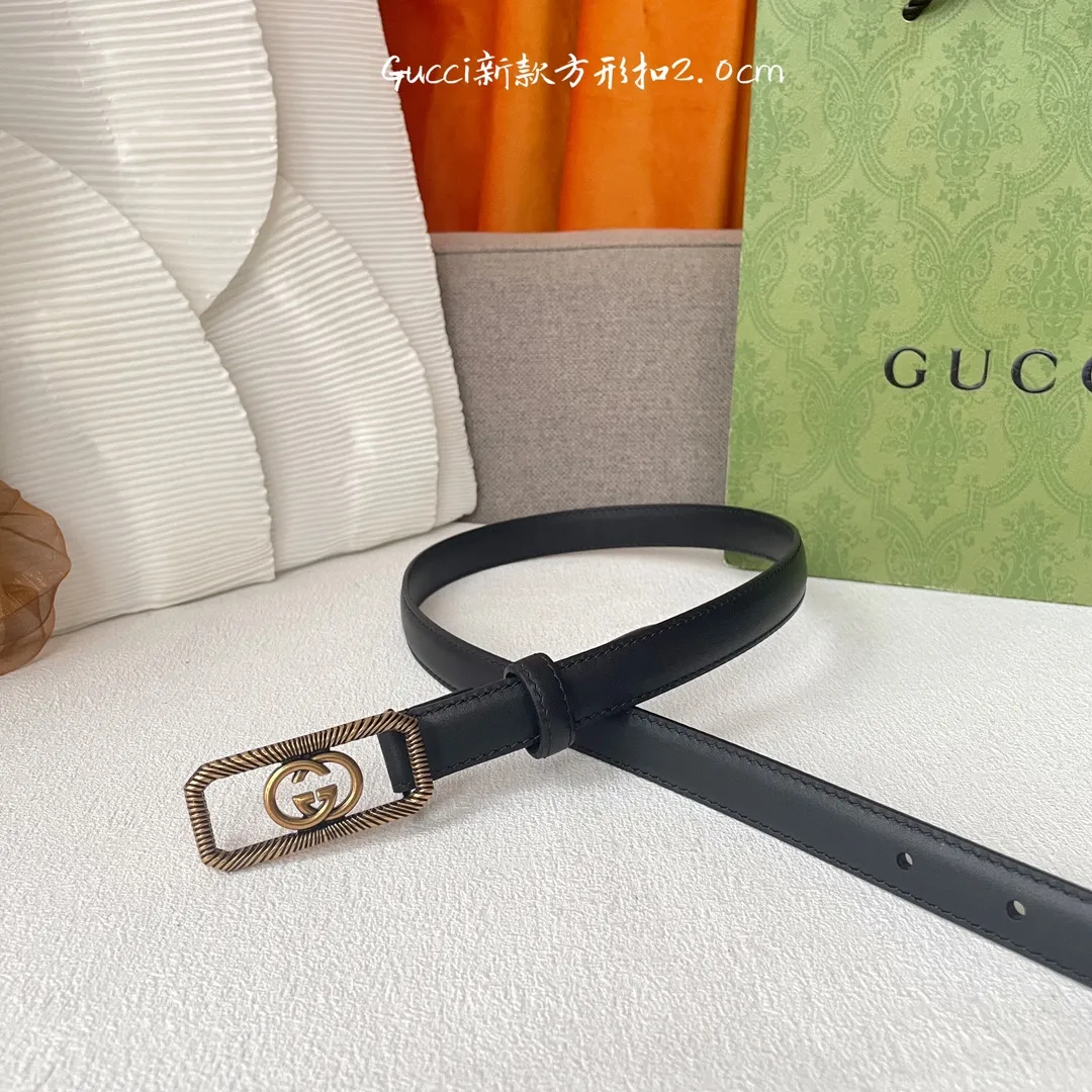Gucci 黒 クラシックベルト 2.0cm - 画像 (4)
