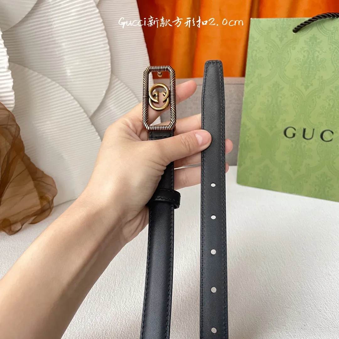 Gucci 黒 クラシックベルト 2.0cm - 画像 (5)