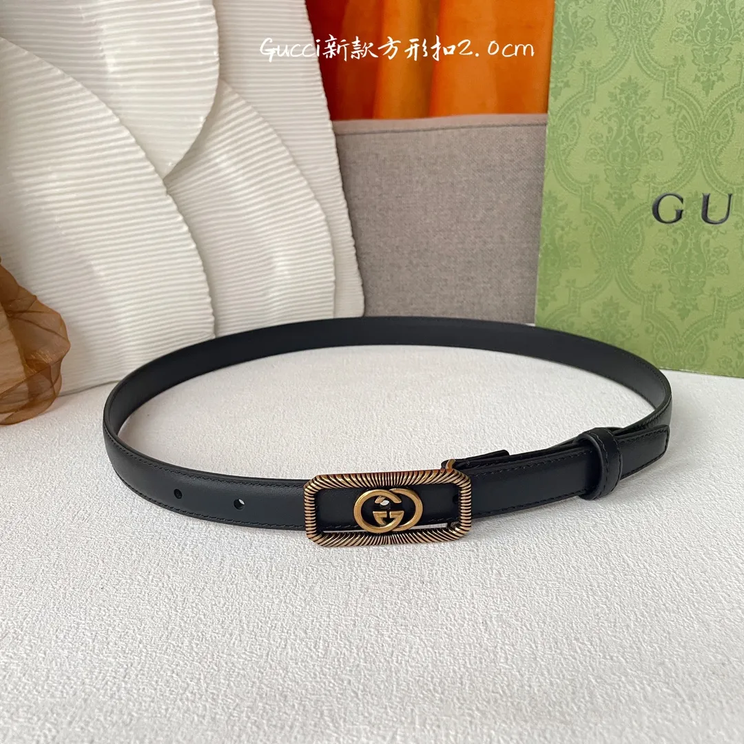 Gucci 黒 クラシックベルト 2.0cm - 画像 (6)