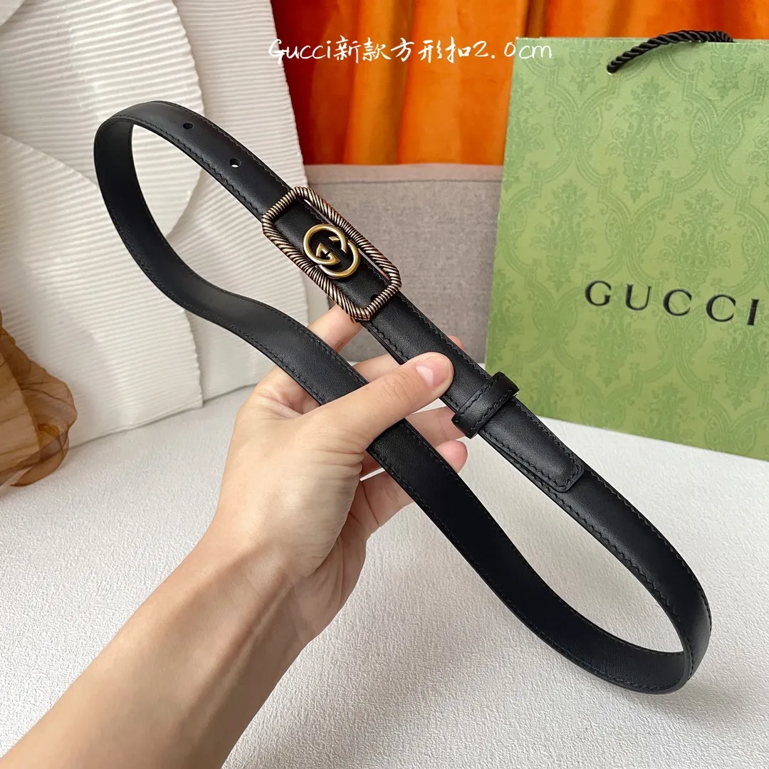 Gucci 黒 クラシックベルト 2.0cm - 画像 (7)