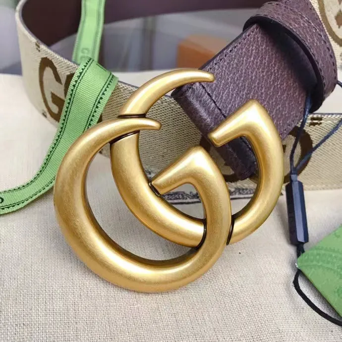 Gucci新作大G布ベルトゴールドバ buckleベージュ - 画像 (4)