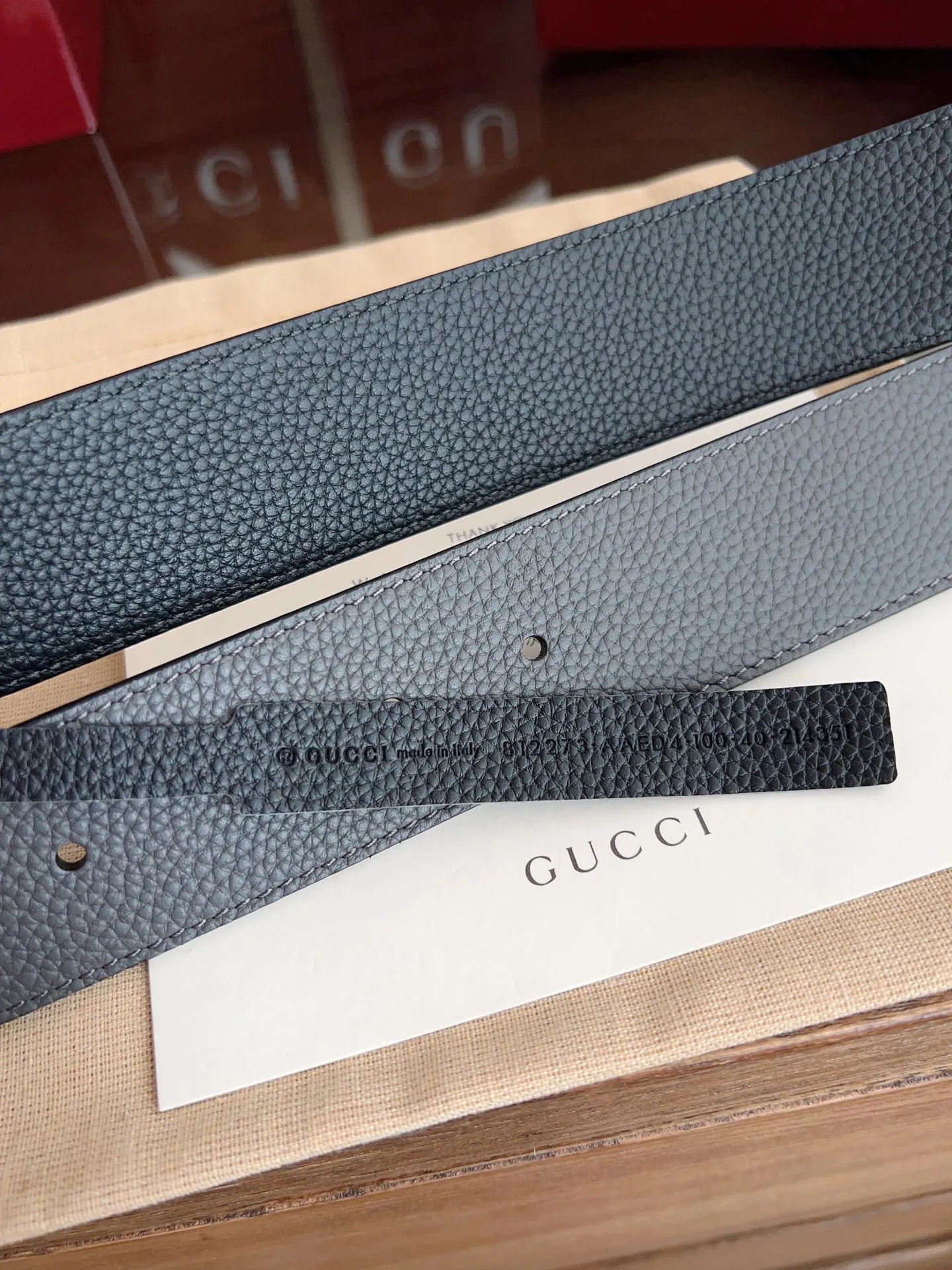 Gucci 新作グレーベルト ダブルGバックル - 画像 (8)