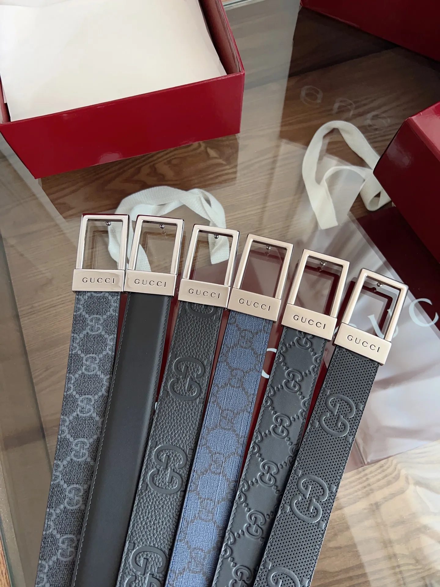 Gucci 新作黒メンズベルト 3.5cm幅 - 画像 (10)