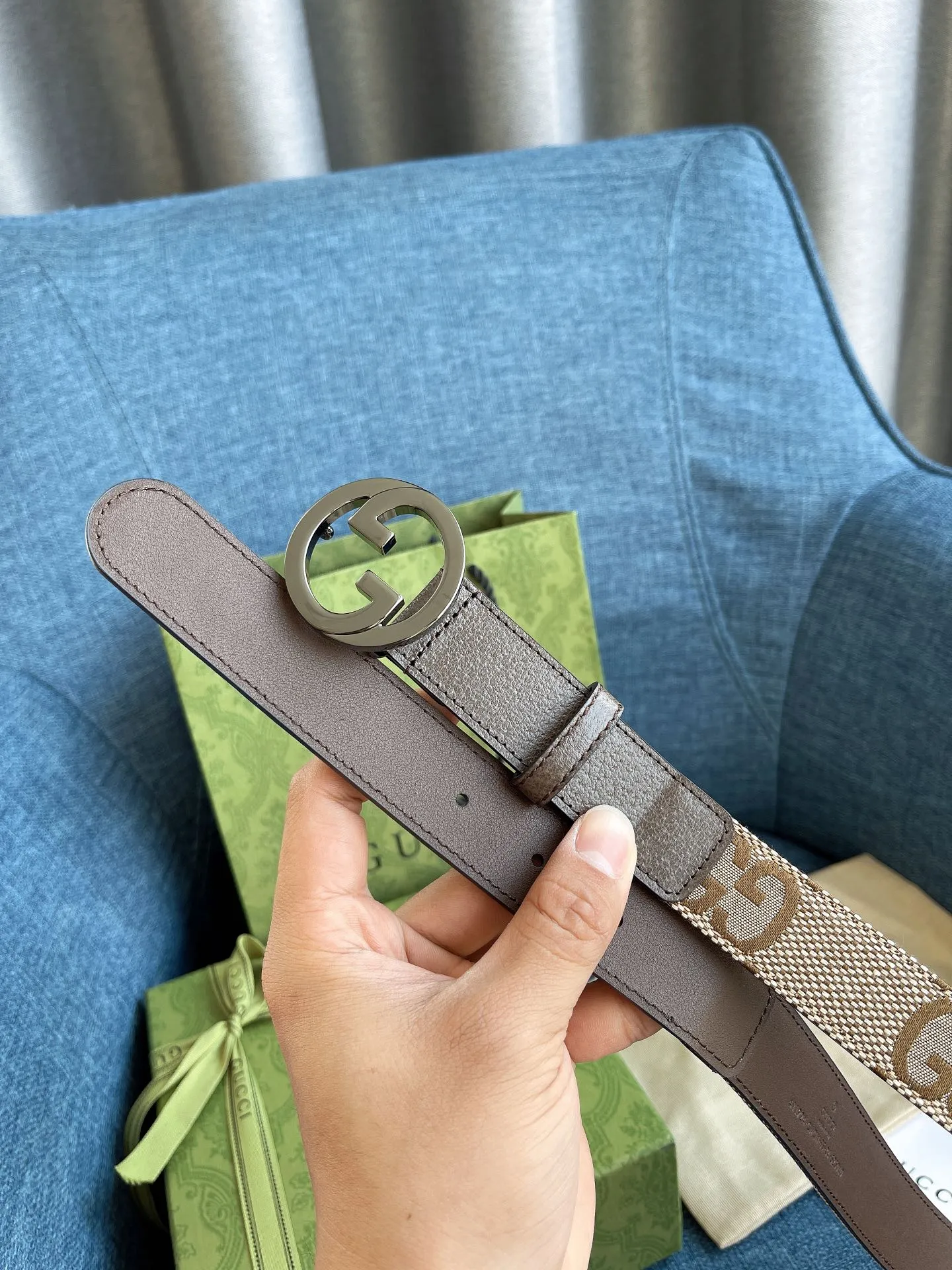 Gucci ベルト ブラウン 3.0cm - 画像 (4)