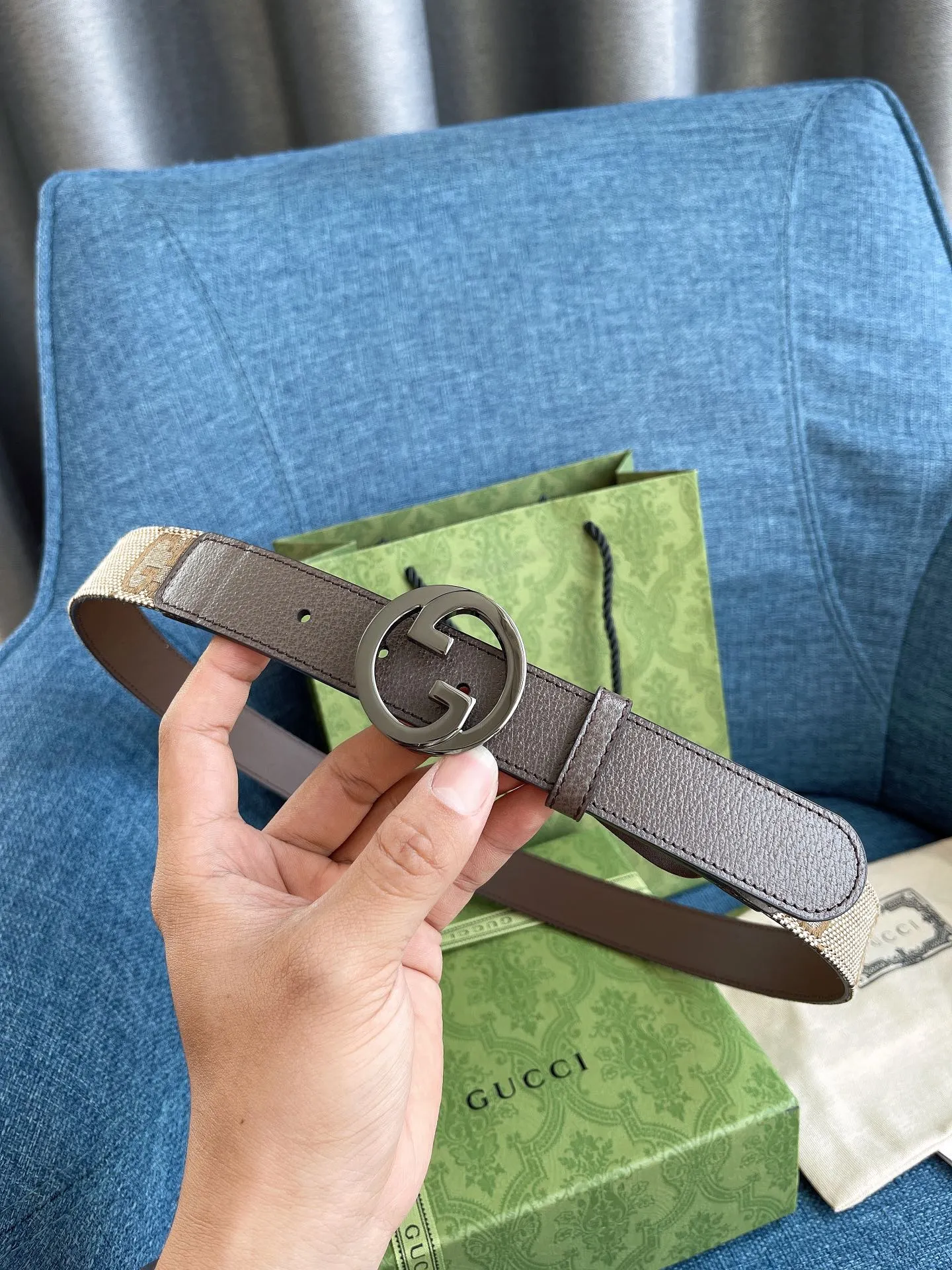 Gucci ベルト ブラウン 3.0cm - 画像 (6)