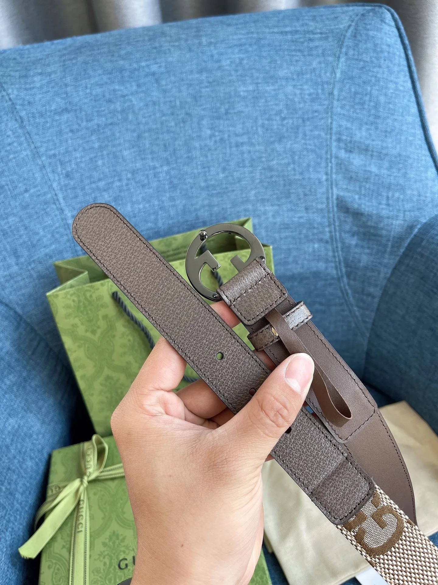 Gucci ベルト ブラウン 3.0cm - 画像 (8)