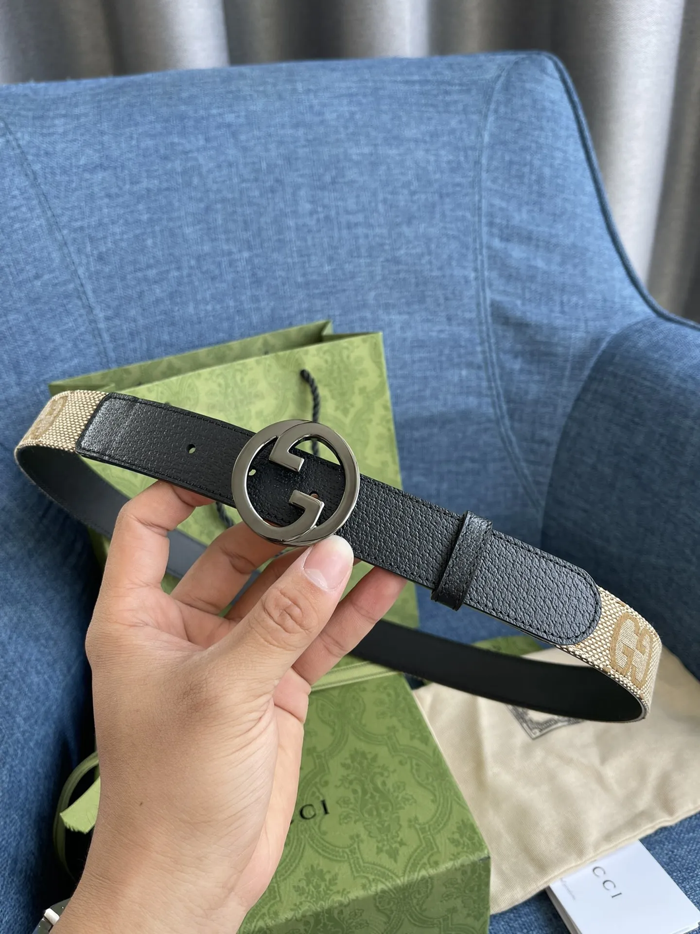 Gucci ベルト ブラック カジュアルス - 画像 (5)