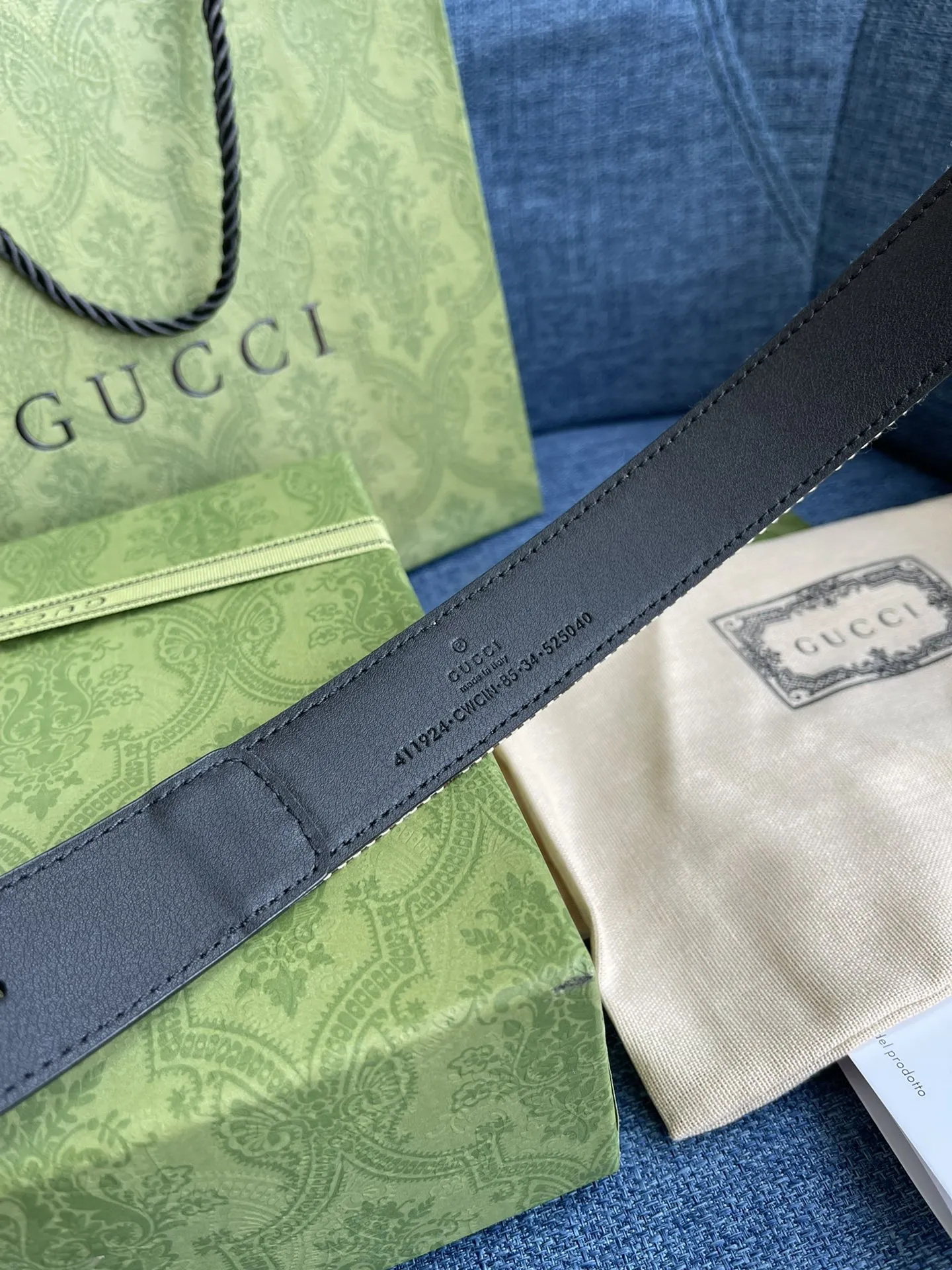 Gucci ベルト ブラック カジュアルス - 画像 (6)