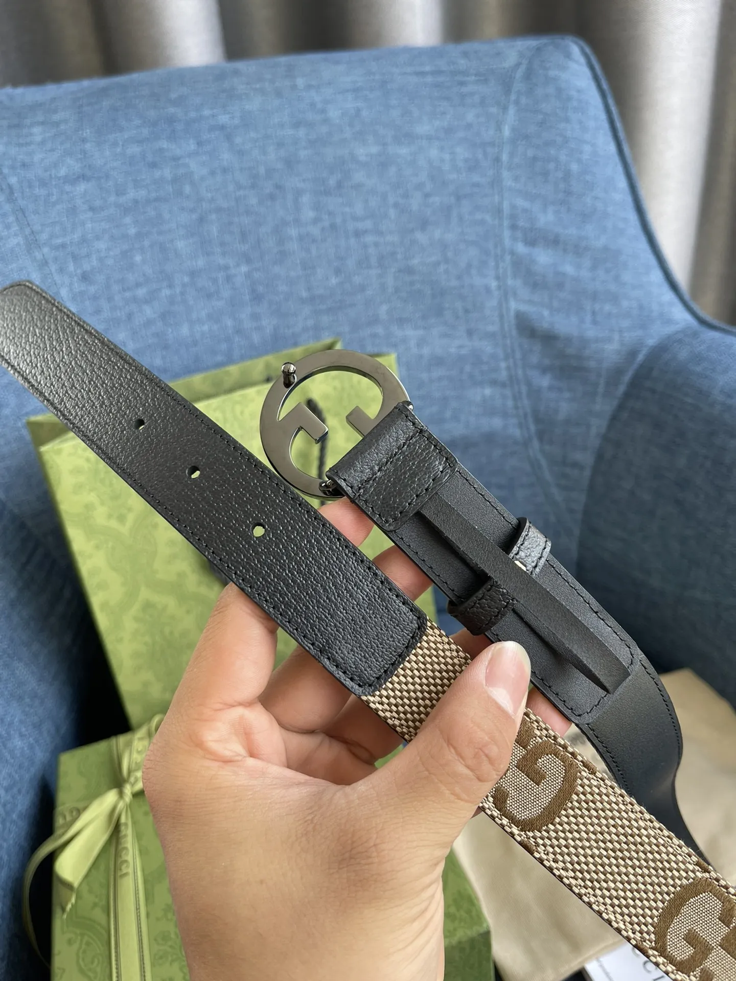 Gucci ベルト ブラック カジュアルス - 画像 (7)