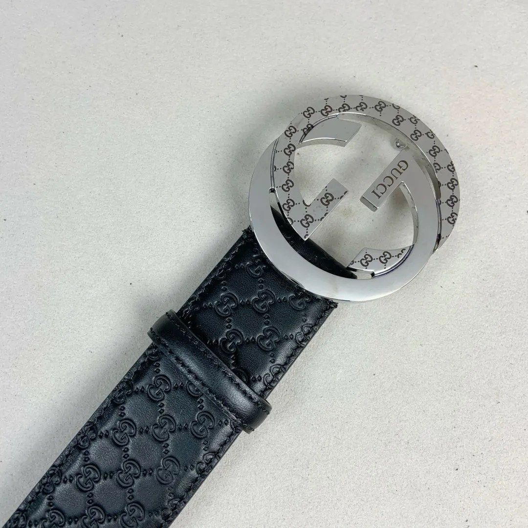 Gucci 新作 黒 連動ダブルGベルト - 画像 (3)