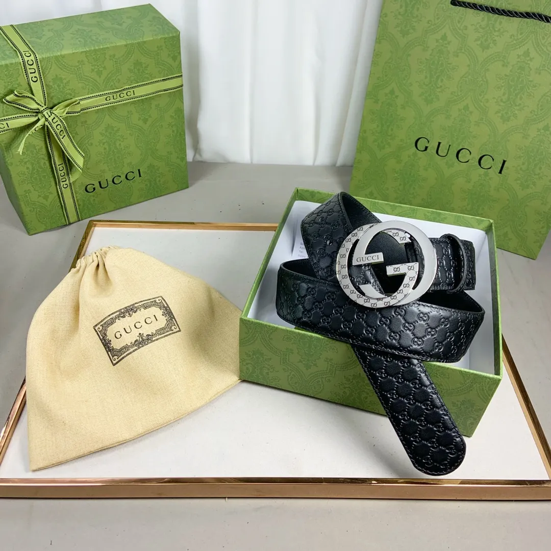 Gucci 新作 黒 連動ダブルGベルト - 画像 (5)