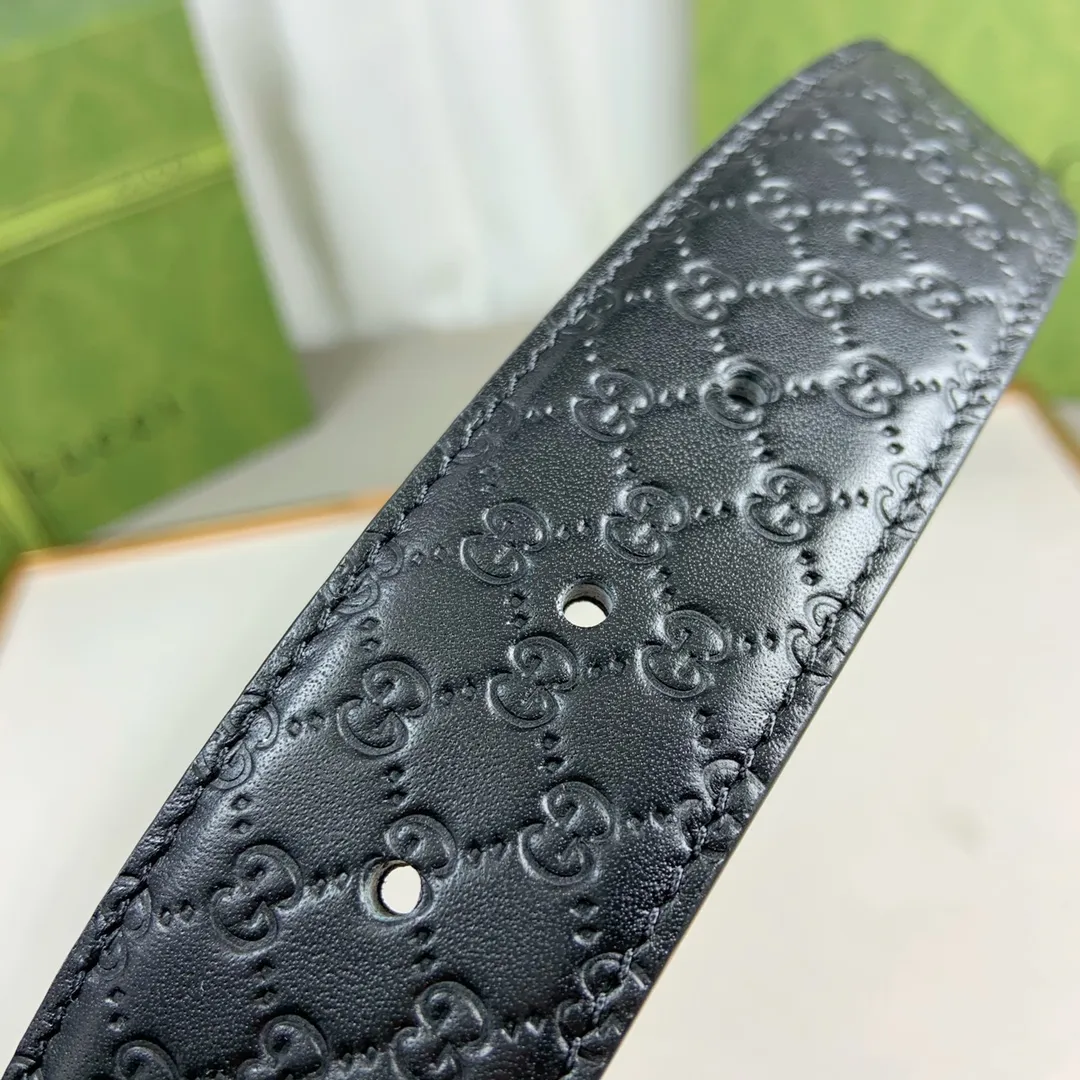 Gucci 新作 黒 連動ダブルGベルト - 画像 (10)