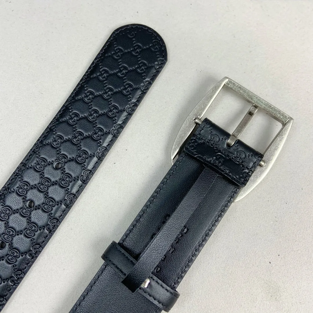 Gucci 新作 黒 連動Gバックル ベルト - 画像 (4)