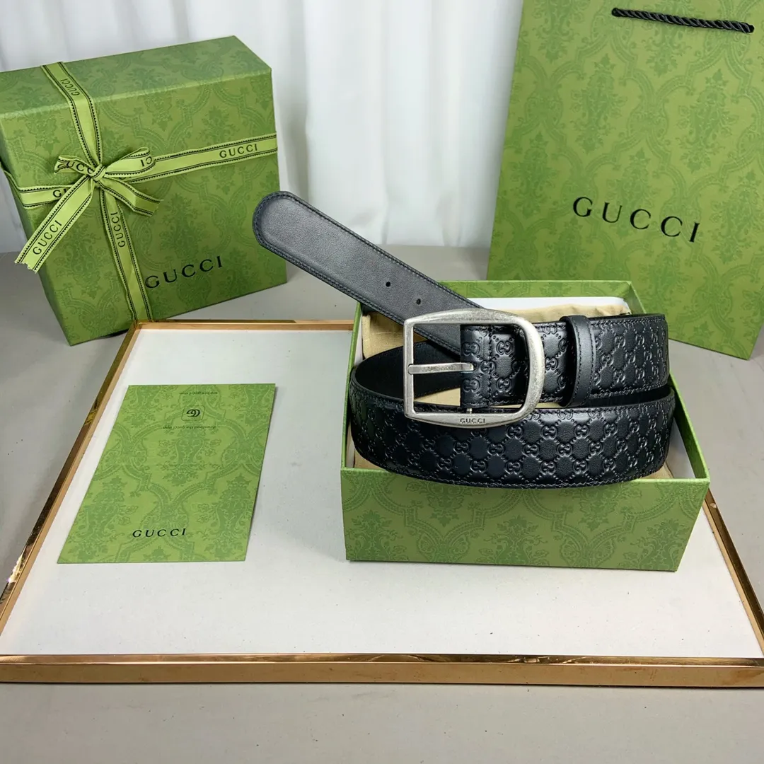 Gucci 新作 黒 連動Gバックル ベルト - 画像 (5)