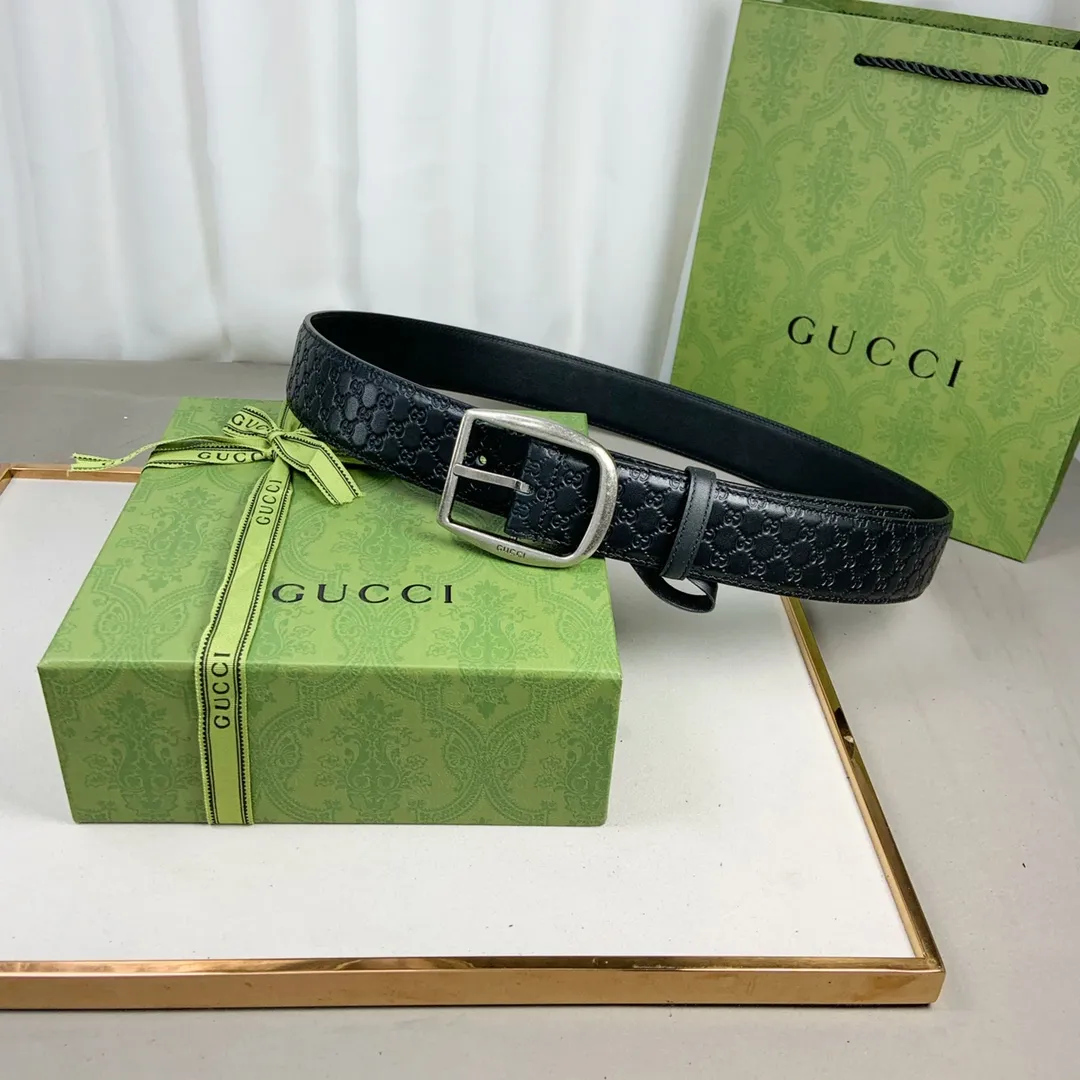 Gucci 新作 黒 連動Gバックル ベルト - 画像 (8)