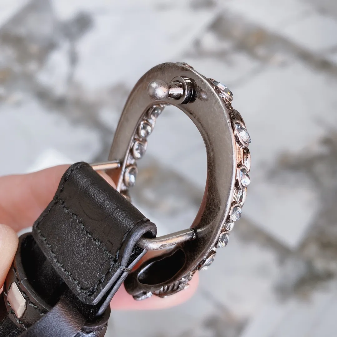 Gucci 150 3.0cm ベルト ブラック シルバー装飾 - 画像 (6)