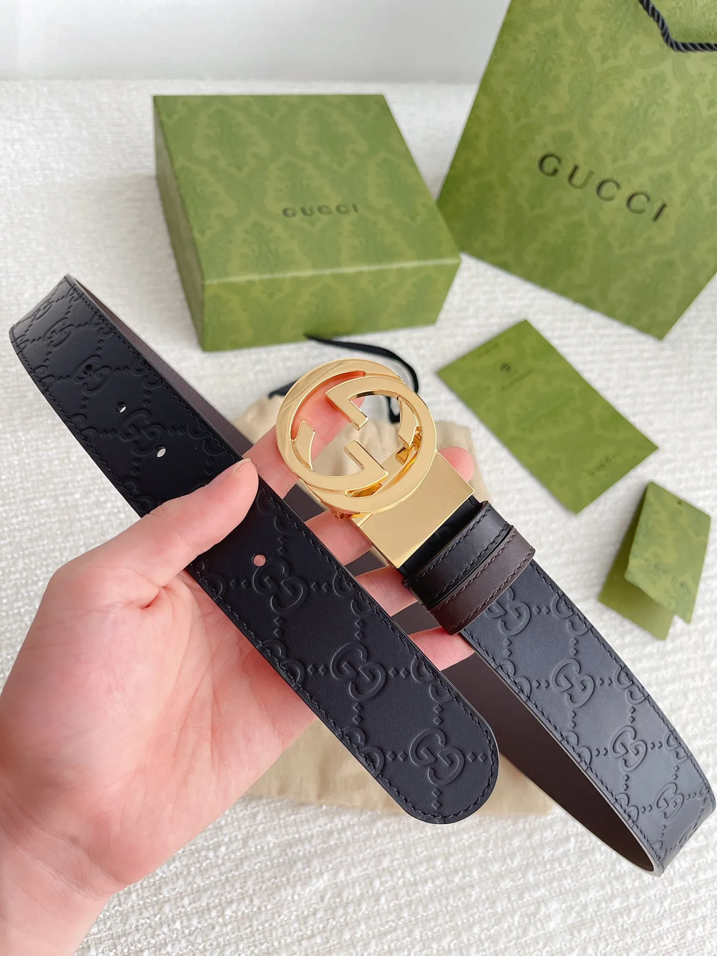 Gucci新作黒牛革ベルト - 画像 (5)