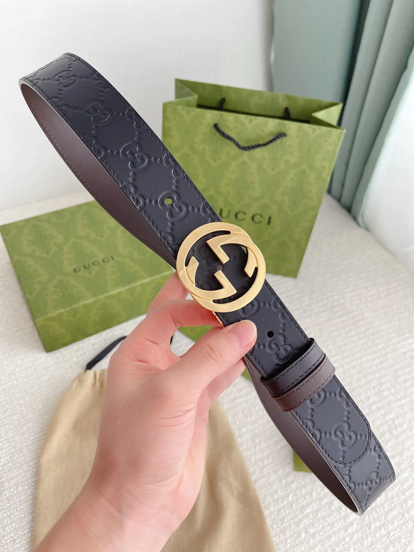 Gucci新作黒牛革ベルト - 画像 (9)