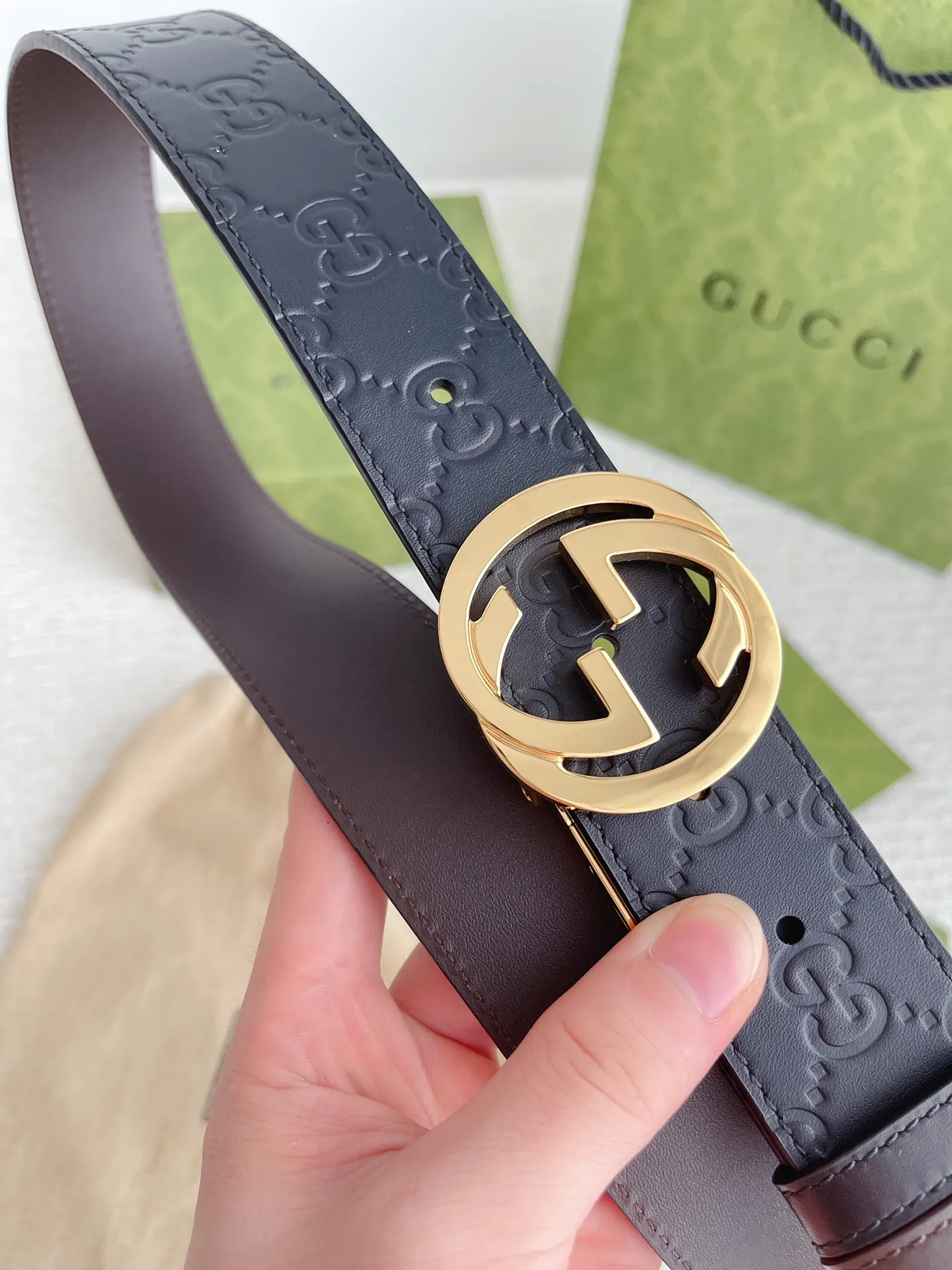 Gucci新作黒牛革ベルト - 画像 (10)