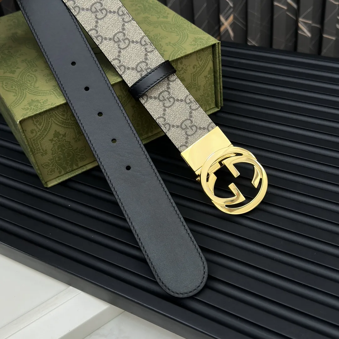 Gucci 新作 ウミ PVCベルト ゴールドバックル - 画像 (5)