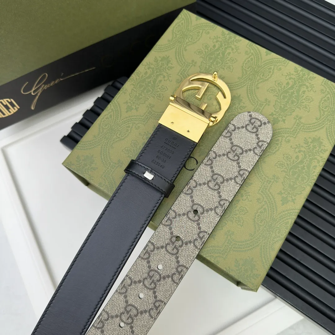 Gucci 新作 ウミ PVCベルト ゴールドバックル - 画像 (8)