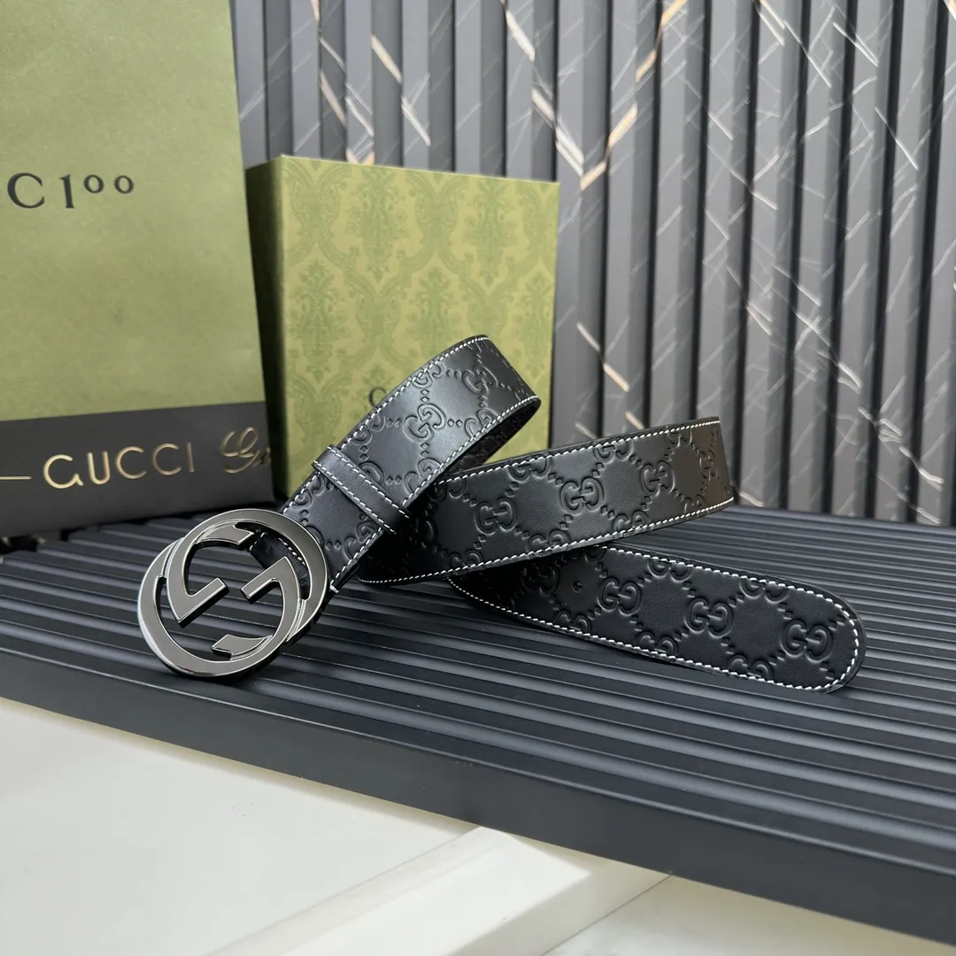 Gucci 新作黒レザーベルト - 画像 (3)