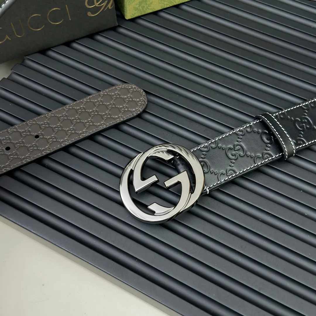 Gucci 新作黒レザーベルト - 画像 (4)